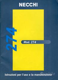 Libretto di istruzioni macchina da cucire Necchi  