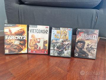 PC: Vietcong 2,Men of Valor,Conflict DS2, Far Cry