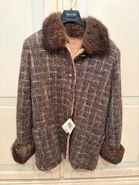 Splendida giacca nuova in coniglio