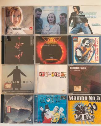 12 Compact disc musica misti anni 90/2000
