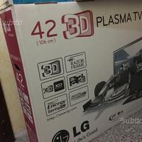 TV LG plasma 3D + occhiali Attivi