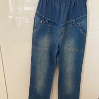 Jeans premaman puro cotone
