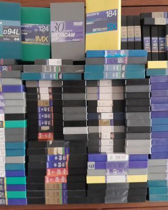 stock  cassette nastro magnetico broadcast