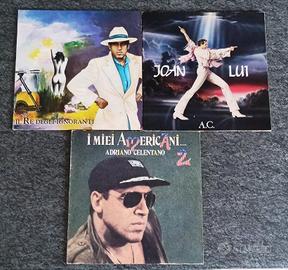 Tris LP Vinili 33 Giri vintage Adriano Celentano