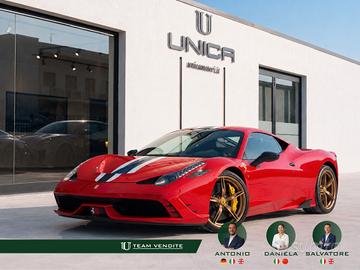 Ferrari 458 SPECIALE 4.5 605 CV DCT COUPE' CERCHI 