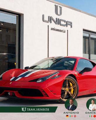 Ferrari 458 SPECIALE 4.5 605 CV DCT COUPE' CERCHI 