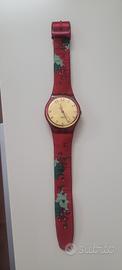 orologio swatch rosso funzionante 