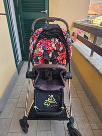 Passeggino cybex platinum mios telaio rose gold,