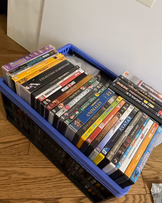 Collezione 420 DVD Film vari generi + Faldoni