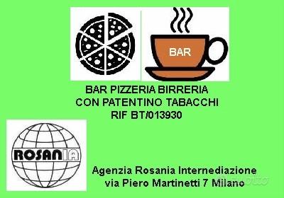 Bar birreria con patentino tabacchi rif bt/013930