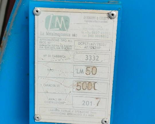 Cisterna per gasolio