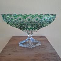 portafrutta in cristallo 