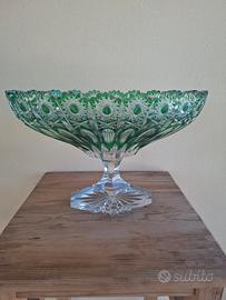 portafrutta in cristallo 