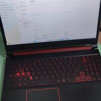 Notebook Acer Nitro 5  3550H 24gb 1650