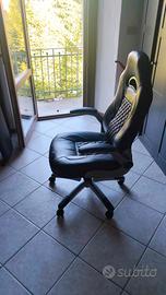 Sedia Gaming Idom nera 