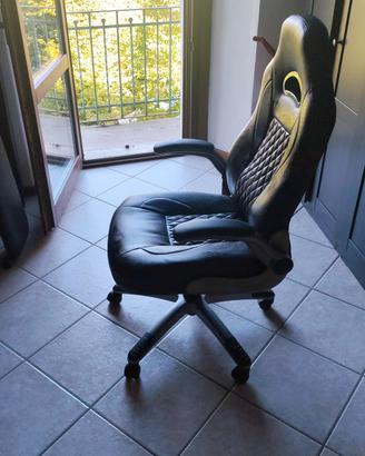 Sedia Gaming Idom nera 