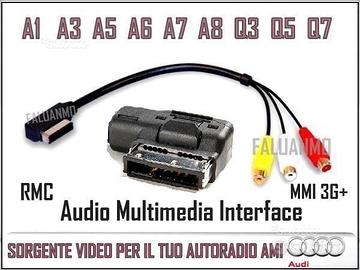 Audi cavo ami a av composito rca video a1 a3 a5 ++