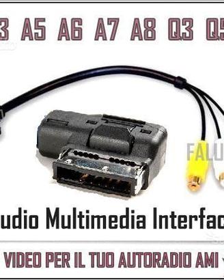 Audi cavo ami a av composito rca video a1 a3 a5 ++
