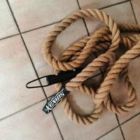 CORDA ARRAMPICATA IN CANAPA CON GANCIO