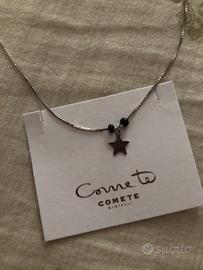 Collana e orecchini in argento Comete gioielli