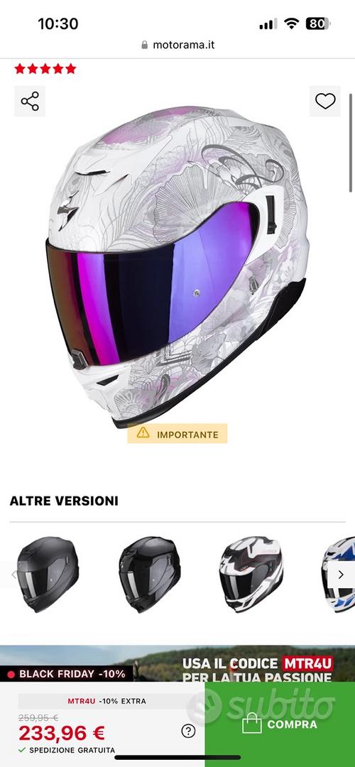 Casco scorpion donna - Accessori Moto In vendita a Lecce