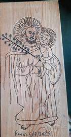 quadri pittografati a mano