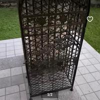 portaVini in ferrobattuto