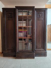 libreria vetrinetta antica