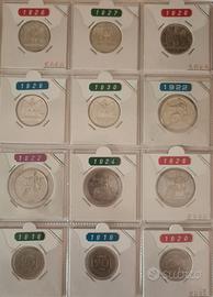 12 MONETE REGNO D'ITALIA