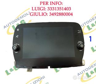 STEREO FIAT 500 CONTINENTAL VP2 312 7" - EMEA DAB