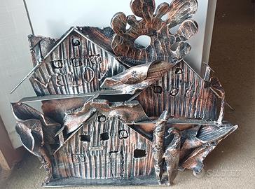scultura in metallo 