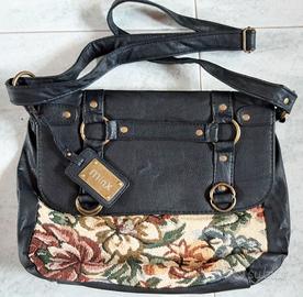Borsa a mano vintage Minx con motivo floreale 