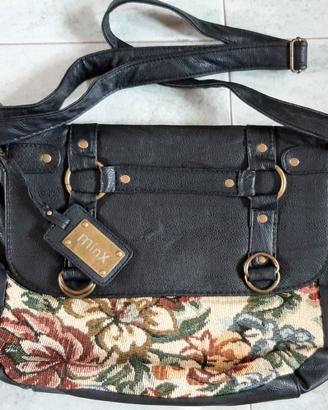 Borsa a mano vintage Minx con motivo floreale 