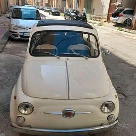 fiat 500 D del 1963tetto in tela apribile