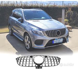 GRIGLIA MERCEDES ML W166 15- LOOK AMG GT CROMO