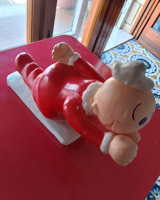 Statua Pisellino 30 cm. braccio di ferro