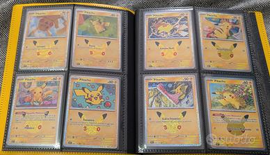ITA + JAP, 2 set completi pikachu POKÉMON 30th 