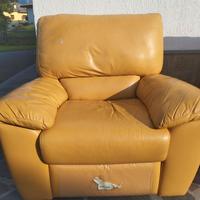 Poltrona in pelle - Natuzzi
