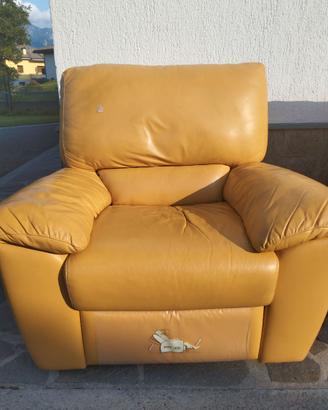 Poltrona in pelle - Natuzzi