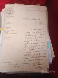 lettera 1891 Municipio Illari
