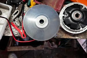 Puleggia e ventolino malossi lavorati