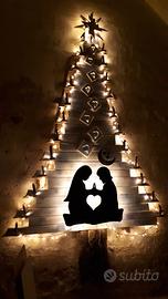 ALBERO NATALE IN LEGNO