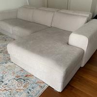 Divano 3 posti con chaise longue - made in Italy