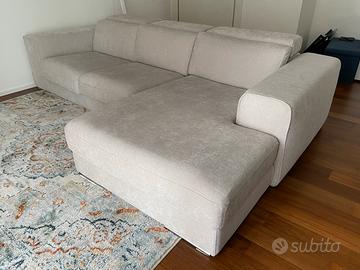 Divano 3 posti con chaise longue - made in Italy