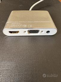 Adattatore HDMI VGA MiniScreencast con Lightning –