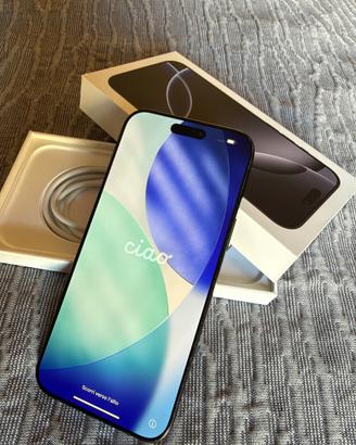iPhone 16 Pro Max 256gb nero
