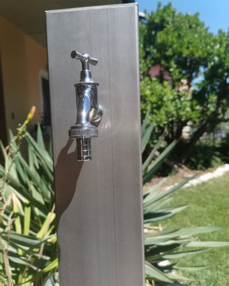 Fontana per giardino Inox