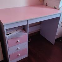 cameretta a ponte,cassettiera e scrivania