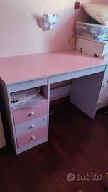 cameretta a ponte,cassettiera e scrivania