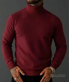 Maglione collo alto taglia L nuovo 